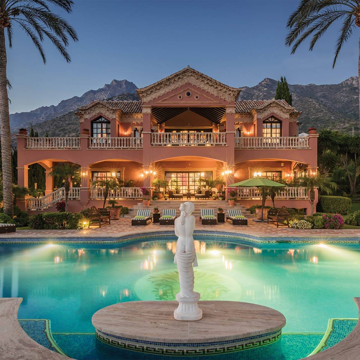 A Spanish mansion in Sierra Blanca