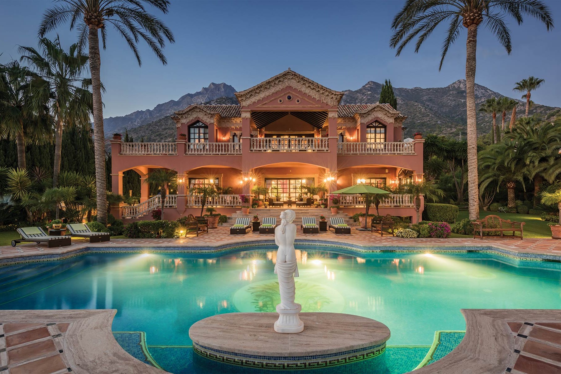 A Spanish mansion in Sierra Blanca