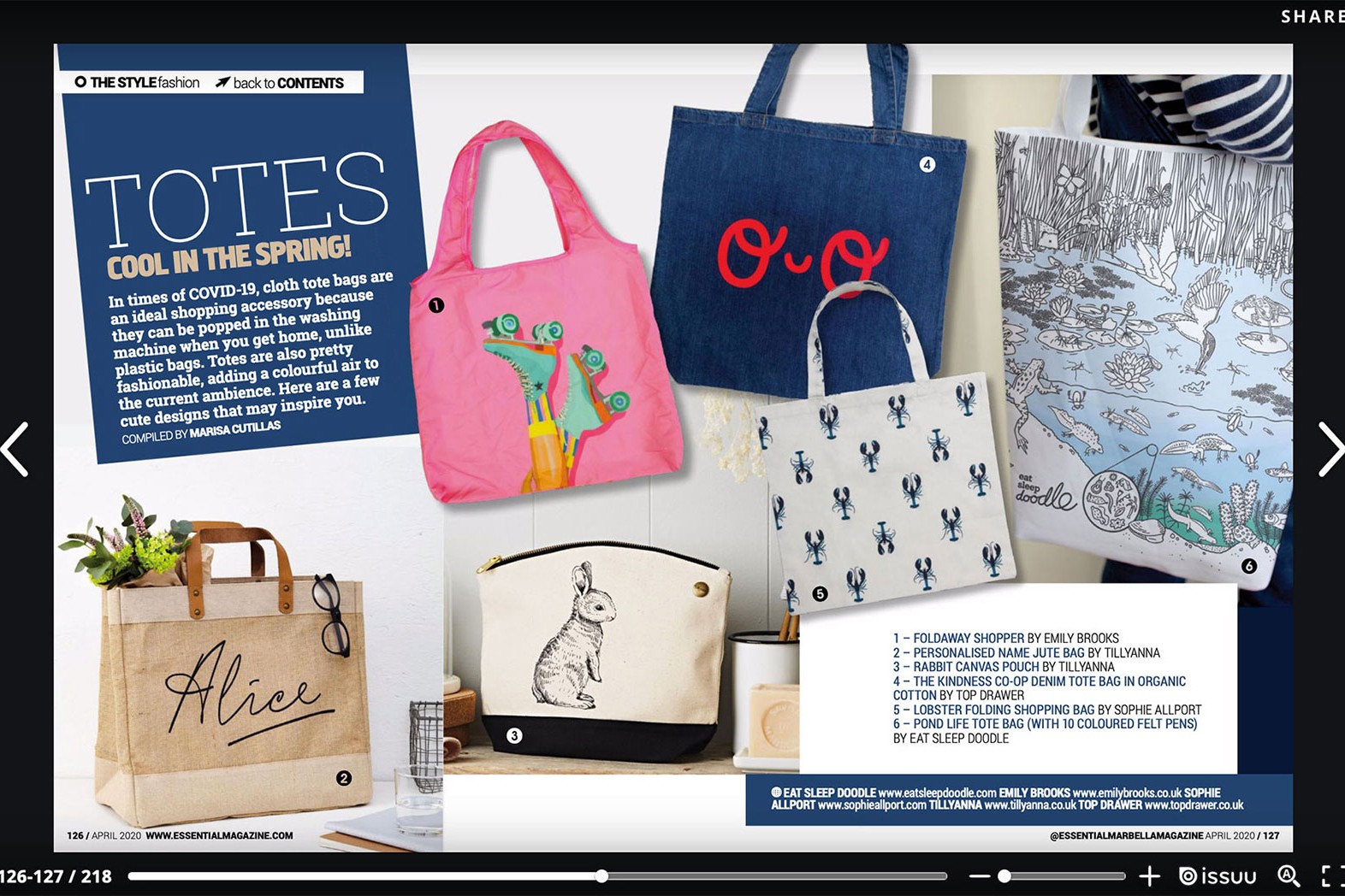 Tote Bags April 2020